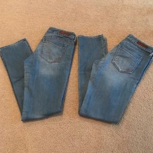 Express Stella Low Rise Skinny Jeans